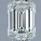 0.53ct Emerald Natural Diamond (Colour H, Clarity IF, Cut EX, IGI Certified)
