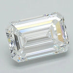 2.00ct Emerald Lab Grown Diamond (Colour D, Clarity VS2, IGI Certified)
