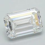 2.00ct Emerald Lab Grown Diamond (Colour D, Clarity VS2, IGI Certified)