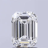 2.00ct Emerald Lab Grown Diamond (Colour G, Clarity SI1, IGI Certified)