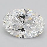 2.00ct Oval Lab Grown Diamond (Colour D, Clarity VVS1, GIA Certified)