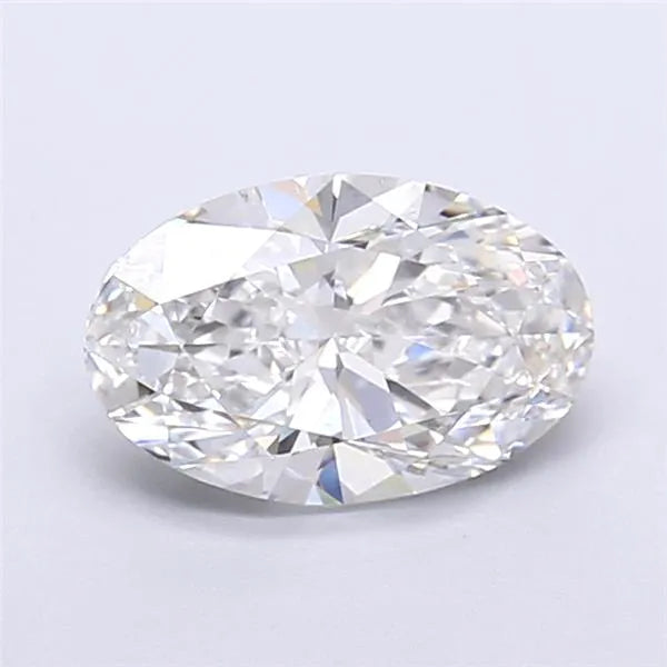 2.00ct Oval Lab Grown Diamond (Colour F, Clarity VS2, IGI Certified)