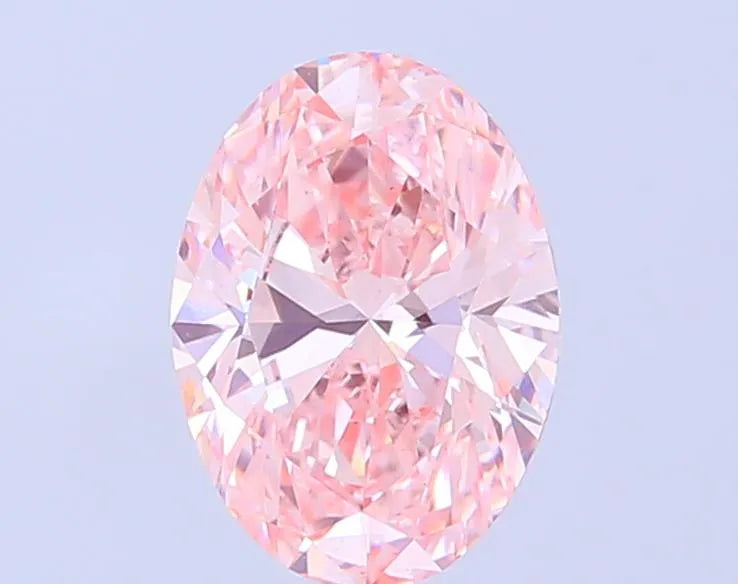 2.00ct Oval Lab Grown Diamond (Colour Fancy Intense Pink, Clarity VS1, IGI Certified)