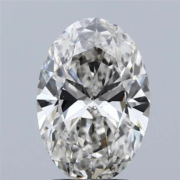 2.00ct Oval Lab Grown Diamond (Colour G, Clarity VS1, IGI Certified)