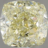 2.01ct Cushion brilliant Natural Diamond (Colour Fancy Light Yellow, Clarity VS2, GIA Certified)