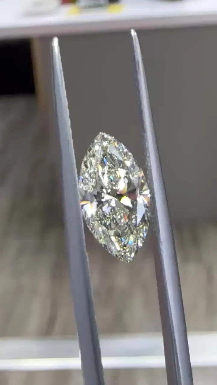 2.01ct Marquise Natural Diamond (Colour J, Clarity VS2, EGL Certified)