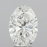 2.01ct Oval Lab Grown Diamond (Colour E, Clarity VS1, IGI Certified)