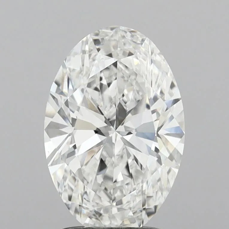 2.01ct Oval Lab Grown Diamond (Colour E, Clarity VS1, IGI Certified)