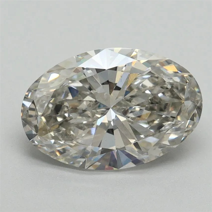 2.01ct Oval Lab Grown Diamond (Colour H, Clarity SI1, IGI Certified)