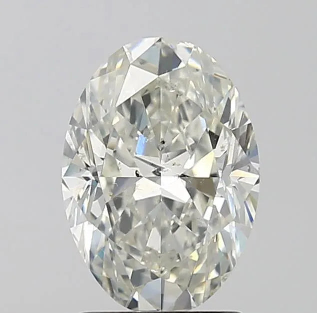 2.01ct Oval Natural Diamond (Colour J, Clarity SI1, GIA Certified)