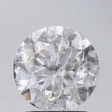 2.01ct Round Natural Diamond (Colour E, Clarity I2, Cut VG, IGI Certified)