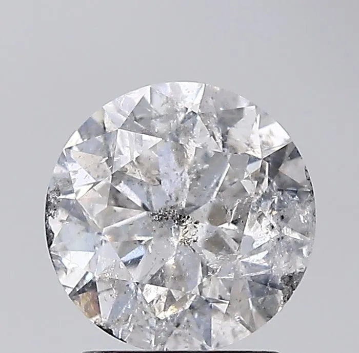 2.01ct Round Natural Diamond (Colour E, Clarity I2, Cut VG, IGI Certified)