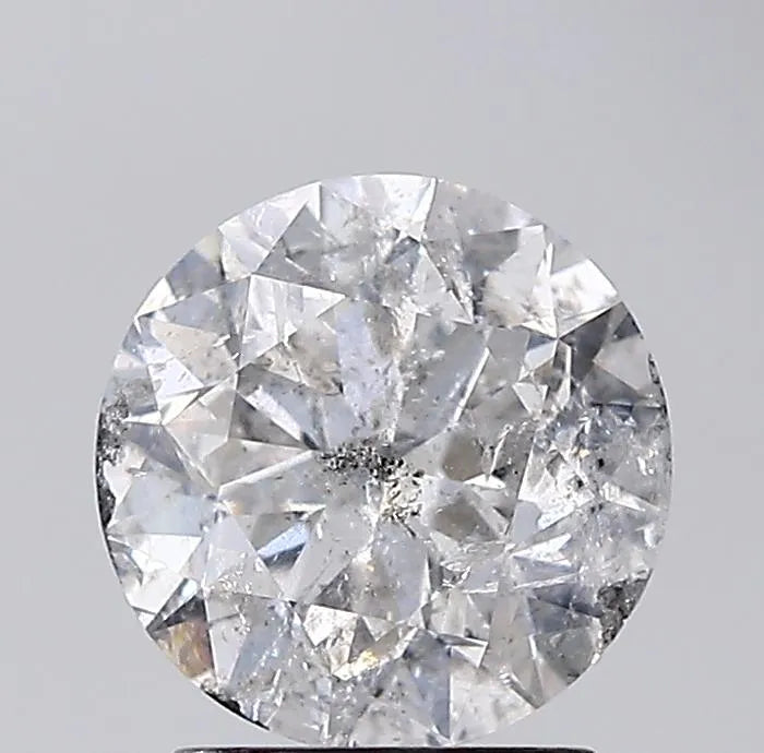 2.01ct Round Natural Diamond (Colour E, Clarity I2, Cut VG, IGI Certified)