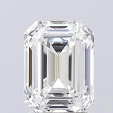 2.02ct Emerald Lab Grown Diamond (Colour D, Clarity IF, IGI Certified)