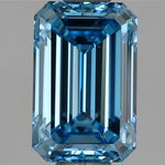 2.02ct Emerald Lab Grown Diamond (Colour Fancy Vivid Blue, Clarity VS1, IGI Certified)