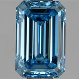 2.02ct Emerald Lab Grown Diamond (Colour Fancy Vivid Blue, Clarity VS1, IGI Certified)