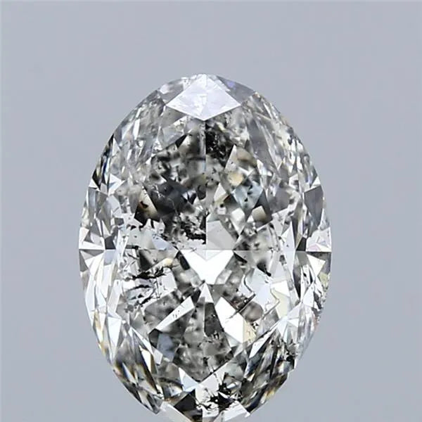 2.03ct Oval Natural Diamond (Colour I, Clarity I2, GIA Certified)