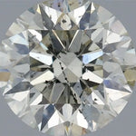 2.03ct Round Natural Diamond (Colour M, Clarity I1, Cut VG, GIA Certified)
