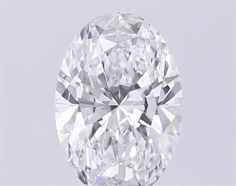 2.06ct Oval Lab Grown Diamond (Colour D, Clarity VVS2, IGI Certified)