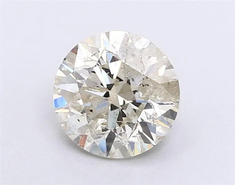 2.06ct Round Natural Diamond (Colour L, Clarity I2, Cut EX, IGI Certified)
