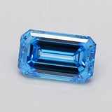 2.07ct Emerald Lab Grown Diamond (Colour Fancy Vivid Blue, Clarity VS1, IGI Certified)