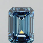 2.08ct Emerald Lab Grown Diamond (Colour Fancy Vivid Blue, Clarity VS1, IGI Certified)