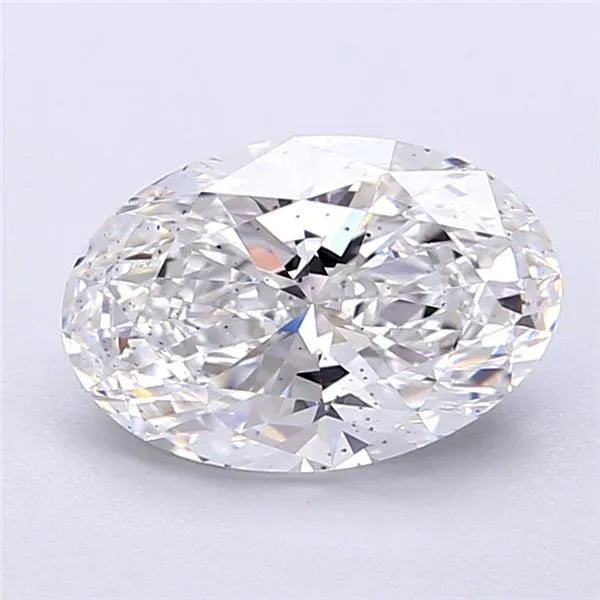 2.09ct Oval Lab Grown Diamond (Colour D, Clarity SI1, IGI Certified)