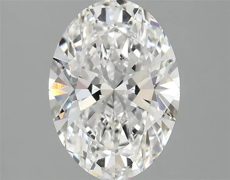 2.10ct Oval Lab Grown Diamond (Colour E, Clarity VVS2, IGI Certified)