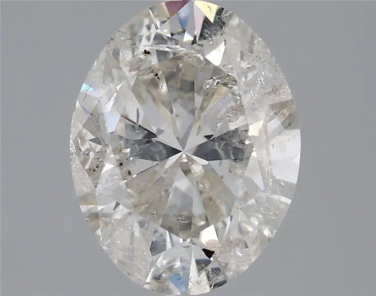 2.21ct Oval Natural Diamond (Colour I, Clarity I1, Cut VG, IGI Certified)