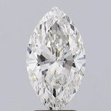 2.22ct Marquise Lab Grown Diamond (Colour H, Clarity SI1, Cut GD, IGI Certified)