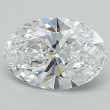 2.30ct Oval Lab Grown Diamond (Colour D, Clarity VVS1, IGI Certified)