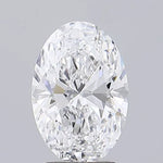 2.38ct Oval Lab Grown Diamond (Colour D, Clarity VVS2, IGI Certified)
