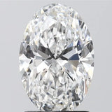 2.40ct Oval Lab Grown Diamond (Colour D, Clarity VVS2, IGI Certified)