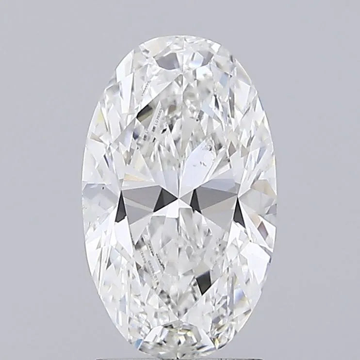 2.40ct Oval Lab Grown Diamond (Colour E, Clarity VS2, IGI Certified)