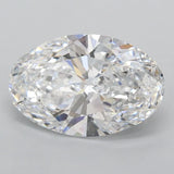 2.43ct Oval Lab Grown Diamond (Colour D, Clarity FL, IGI Certified)