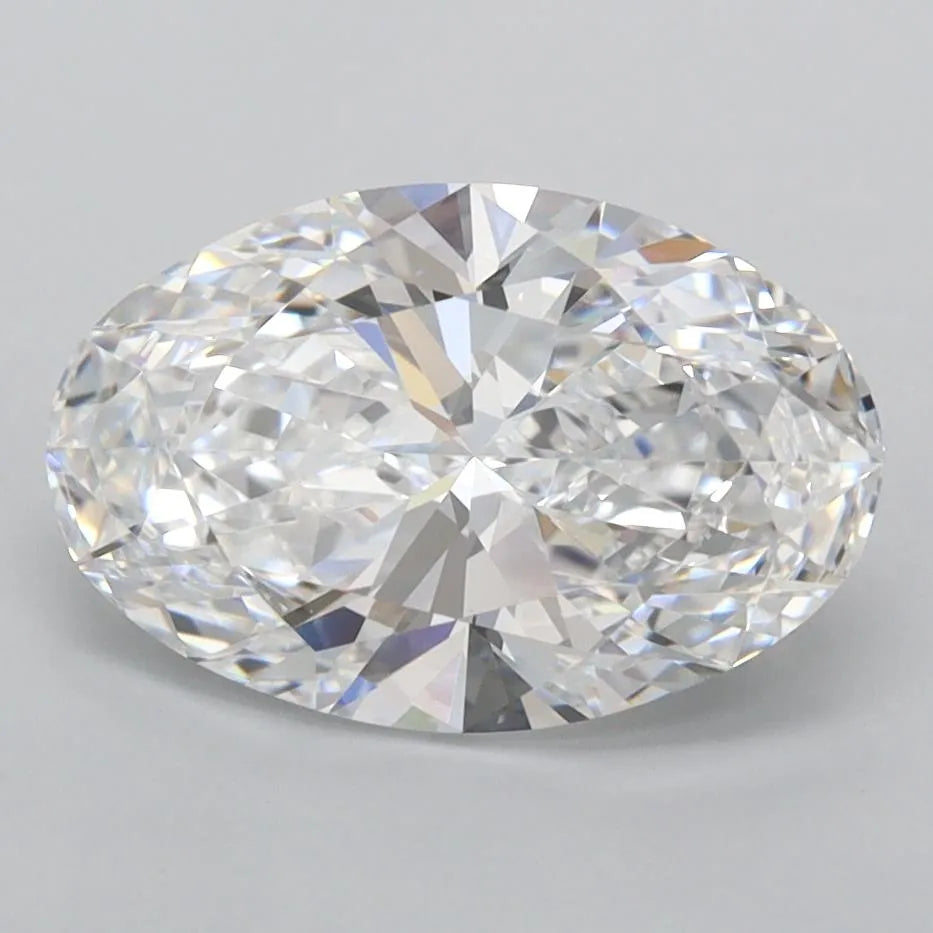 2.43ct Oval Lab Grown Diamond (Colour D, Clarity FL, IGI Certified)