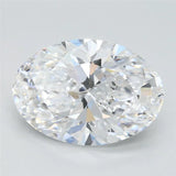 2.48ct Oval Lab Grown Diamond (Colour D, Clarity VVS1, IGI Certified)