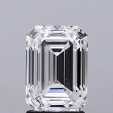 2.50ct Emerald Lab Grown Diamond (Colour D, Clarity VVS2, IGI Certified)