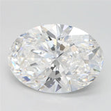 2.50ct Oval Lab Grown Diamond (Colour D, Clarity VVS1, IGI Certified)