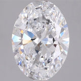 2.50ct Oval Lab Grown Diamond (Colour E, Clarity VS2, Uncertified)