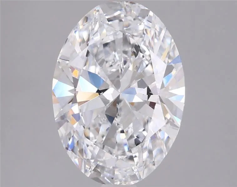 2.50ct Oval Lab Grown Diamond (Colour E, Clarity VS2, Uncertified)