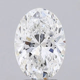 2.50ct Oval Lab Grown Diamond (Colour E, Clarity VVS1, IGI Certified)