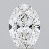 2.50ct Oval Lab Grown Diamond (Colour E, Clarity VVS1, IGI Certified)
