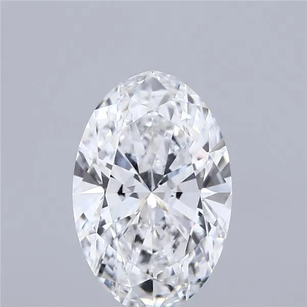 2.50ct Oval Lab Grown Diamond (Colour G, Clarity VVS2, IGI Certified)