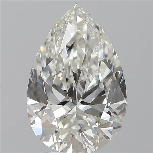 2.50ct Pear Lab Grown Diamond (Colour G, Clarity VVS2, IGI Certified)