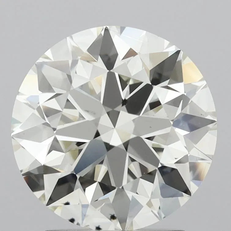 2.50ct Round Natural Diamond (Colour J, Clarity SI1, Cut EX, IGI Certified)