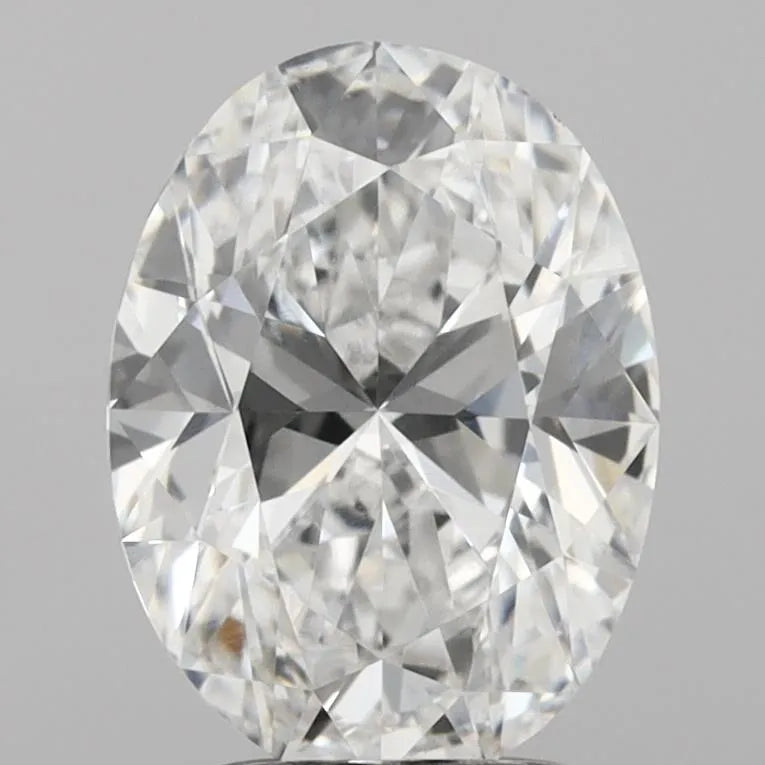 2.51ct Oval Lab Grown Diamond (Colour E, Clarity VVS2, IGI Certified)
