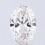 2.51ct Oval Lab Grown Diamond (Colour F, Clarity VS1, IGI Certified)