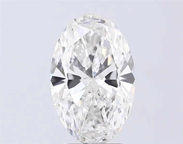 2.51ct Oval Lab Grown Diamond (Colour F, Clarity VS1, IGI Certified)