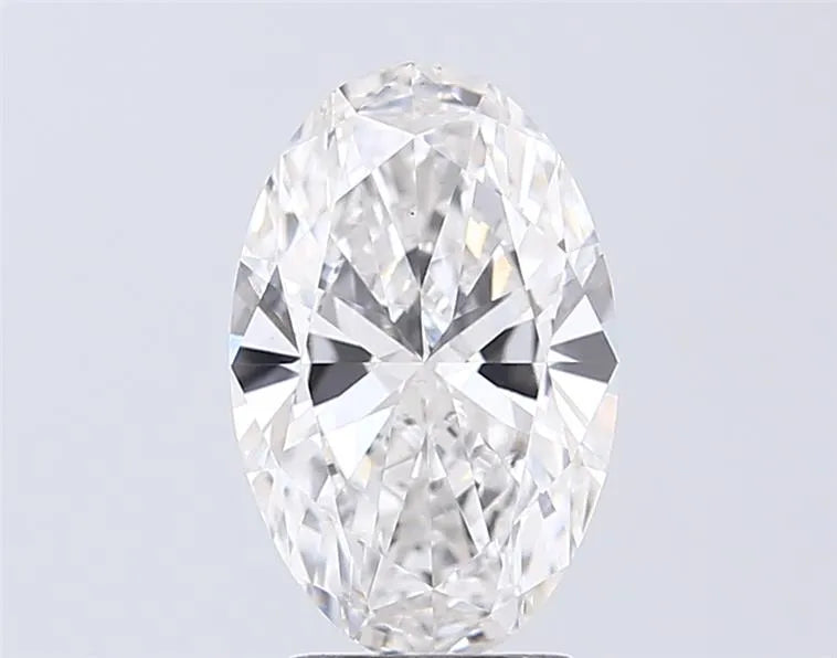 2.51ct Oval Lab Grown Diamond (Colour F, Clarity VS1, IGI Certified)